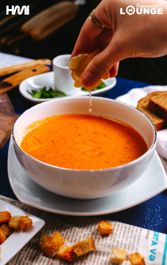 Tomaten Suppe in Bochum | Beste Suppe in Witten | Beste Tomaten Suppe bei Kemnader Lounge in Witten | Erstellen SIe Ihr Professionelle Internetseite bei HMi GmbH